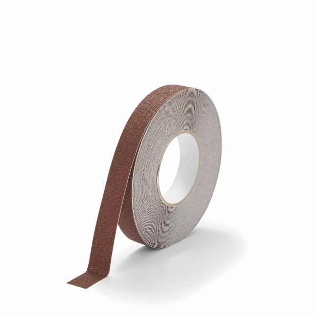 Taśma przeciwpoślizgowa R13 25mm brązowa