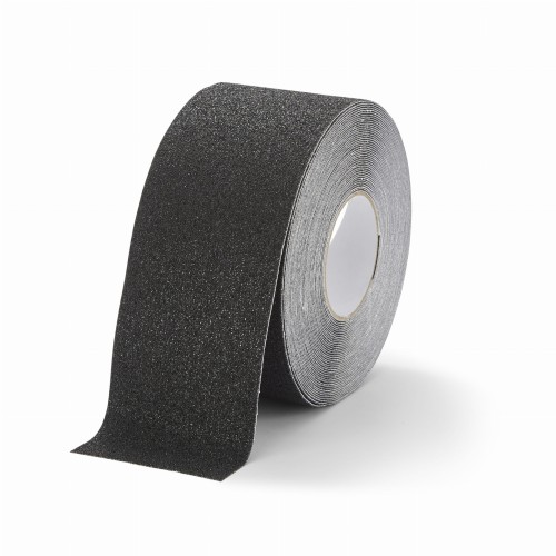Taśma przeciwpoślizgowa z grubym ziarnem R13 100mm czarna szeroka